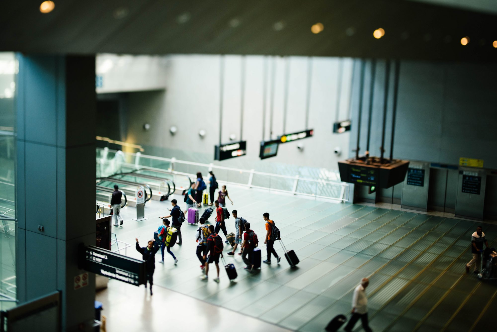 Airport gates